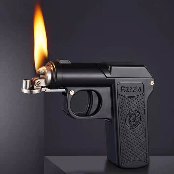 Bật lửa thủ công hình cây súng kèm khay đựng thuốc lá Razzia TC26