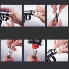 Bật lửa thủ công hình cây súng kèm khay đựng thuốc lá Razzia TC26