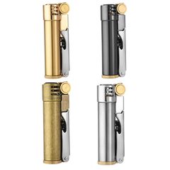 Bật lửa xăng đá Derui kèm bộ dụng cụ mở nắp rượu DR518