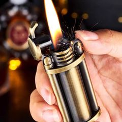 Bật lửa xăng đá phong cách giả cổ retro DC1-2