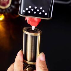 Bật lửa xăng đá phong cách giả cổ retro DC1-2