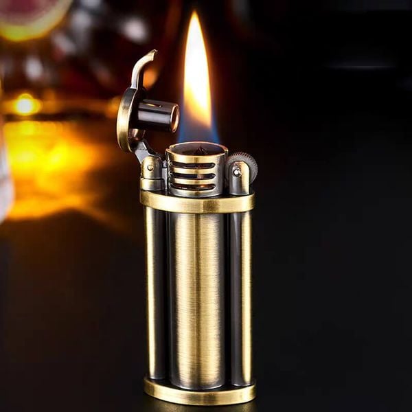 Bật lửa xăng đá phong cách giả cổ retro DC1-2