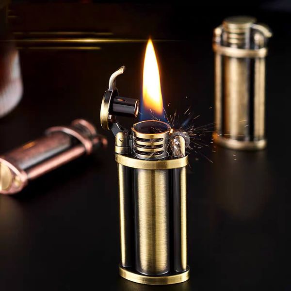 Bật lửa xăng đá phong cách giả cổ retro DC1-2