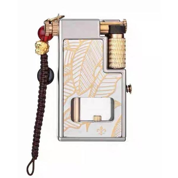 Bật lửa xăng đá chính hãng Chief có móc treo bình xăng lộ thiên kèm chốt bơm CF706