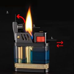 Bật lửa xăng đá Zorro lộ thiên tự động Z716