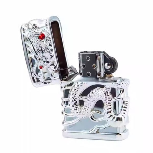 Bật lửa Chief ốp rồng nguyên khối CF1026