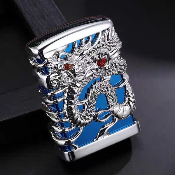 Bật lửa Chief ốp rồng nguyên khối CF1026