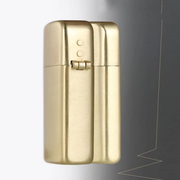 Bật Lửa Chính Hãng Mỹ Ronson Đồng Khối Trơn R06