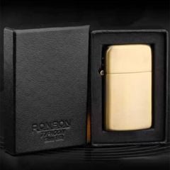 Bật Lửa Chính Hãng Mỹ Ronson Đồng Khối Trơn R06