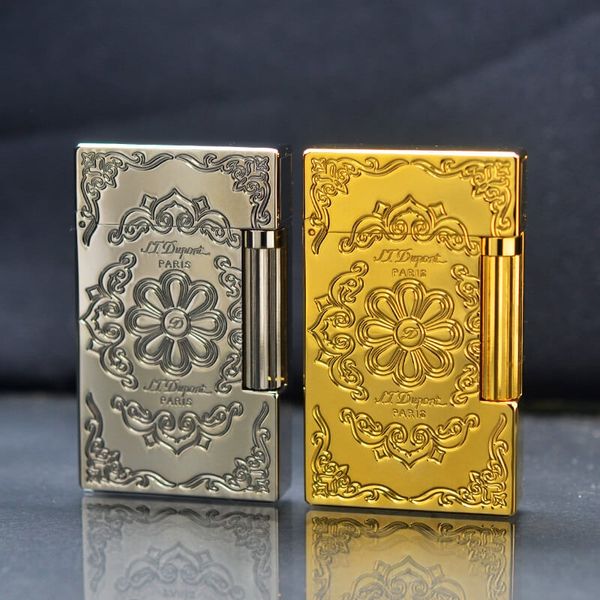 Dupont Hồng Kông Khắc Chìm Hoa Văn Cổ Điến D28