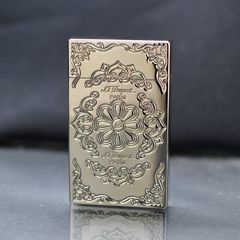 Dupont Xăng Đá Khắc Chìm Hoa Văn Cổ Điển D28-DX