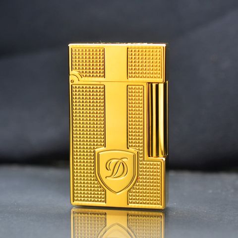 Dupont Xăng Đá Họa Tiết Vân Kim Cương Nhỏ Khiên Khắc LOGO Chữ D D144-DX
