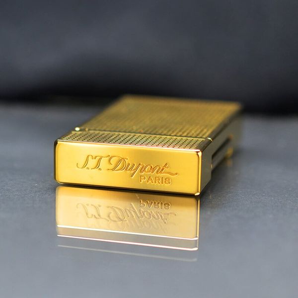 Dupont Xăng Đá Họa Tiết Vân Kim Cương Nhỏ Khiên Khắc LOGO Chữ D D144-DX