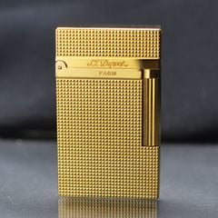 Dupont Xăng Đá Vân Kim Cương Nhỏ Khắc Nổi 3D D26-DX