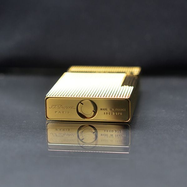 Dupont Xăng Đá Vân Kim Cương Nhỏ Khắc Nổi 3D D26-DX