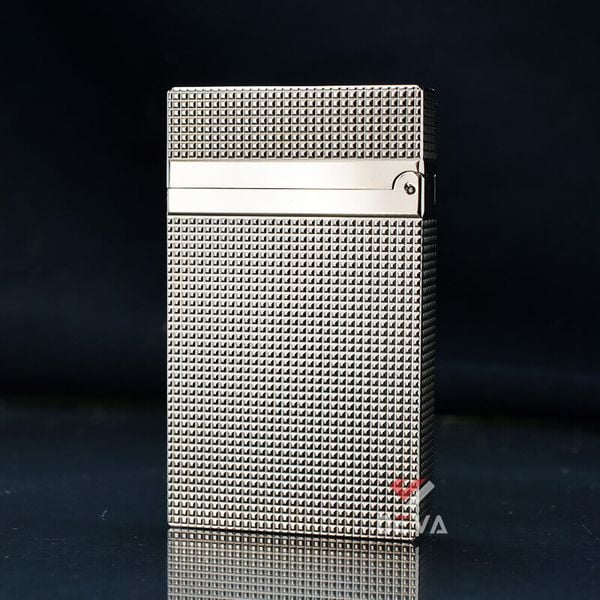 Dupont Xăng Đá Vân Kim Cương Nhỏ Khắc Nổi 3D D26-DX