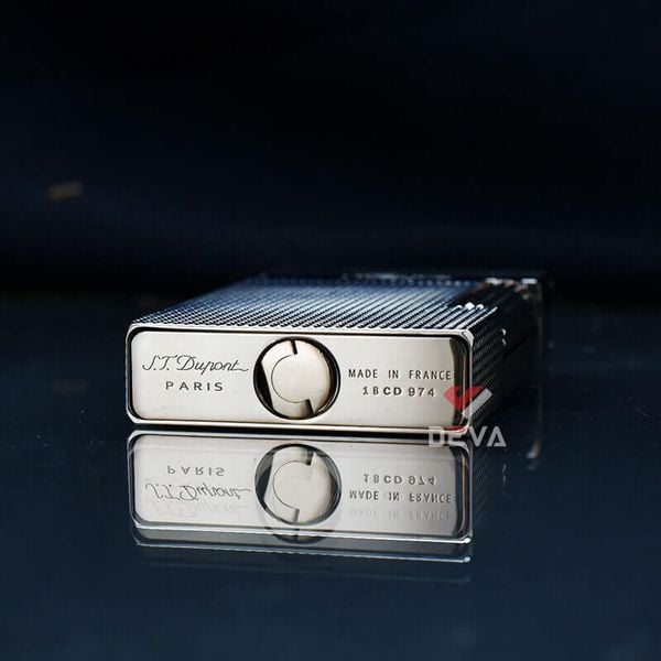 Dupont Xăng Đá Vân Kim Cương Nhỏ Khắc Nổi 3D D26-DX