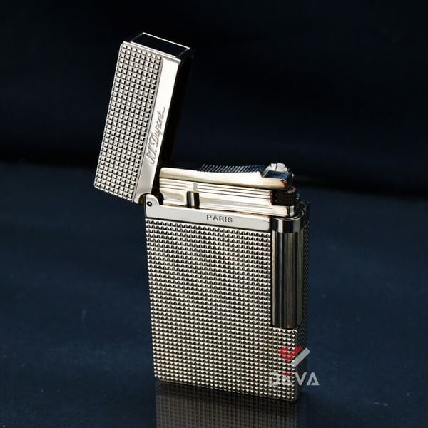 Dupont Xăng Đá Vân Kim Cương Nhỏ Khắc Nổi 3D D26-DX