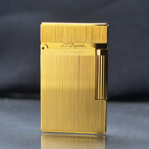 Bật Lửa ST Dupont Hồng Kông Xăng Đá Hoạ Tiết Vân Xước Mịn DX13