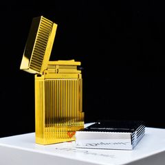 Dupont Hồng Kông Xăng Đá Kẻ Dọc Vân Sóng Nổi D68-DX