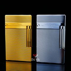 Dupont Hồng Kông Xăng Đá Hoạ Tiết Vân Kẻ Ngang Nổi D217-DX