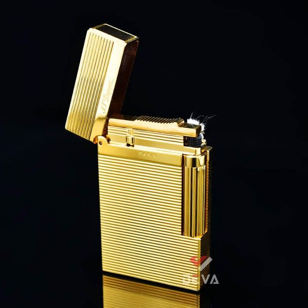 Dupont Hồng Kông Xăng Đá Hoạ Tiết Vân Kẻ Ngang Nổi D217-DX