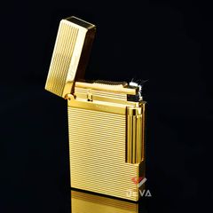 Dupont Hồng Kông Xăng Đá Hoạ Tiết Vân Kẻ Ngang Nổi D217-DX