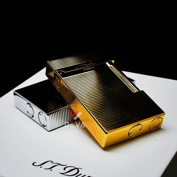 Dupont Hồng Kông Xăng Đá Hoạ Tiết Vân Kẻ Ngang Nổi D217-DX