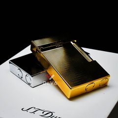 Dupont Hồng Kông Xăng Đá Hoạ Tiết Vân Kẻ Ngang Nổi D217-DX