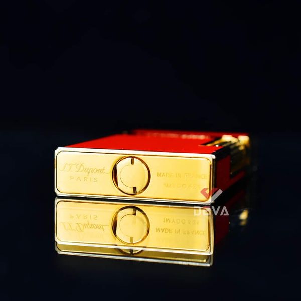 Dupont Xăng Đá 1 Lỗ Sơn Mài Đỏ D61-DX