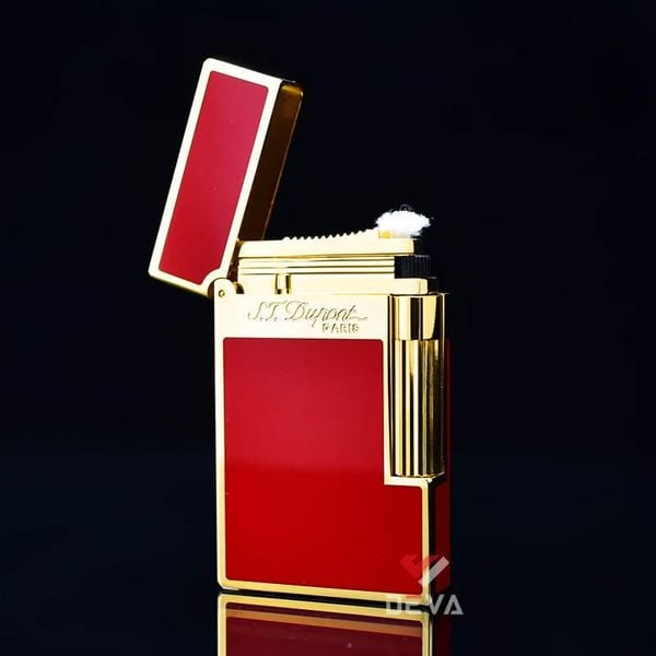 Dupont Xăng Đá 1 Lỗ Sơn Mài Đỏ D61-DX