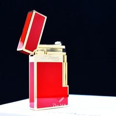 Dupont Xăng Đá 1 Lỗ Sơn Mài Đỏ D61-DX