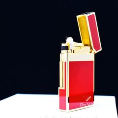 Dupont Xăng Đá 1 Lỗ Sơn Mài Đỏ D61-DX