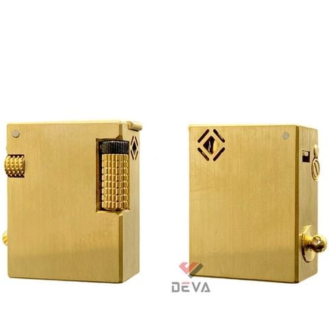 Bật lửa xăng đá thủ công đồng nguyên khối có móc khoá TC03