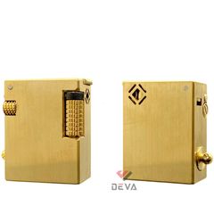 Bật lửa xăng đá thủ công đồng nguyên khối có móc khoá TC03