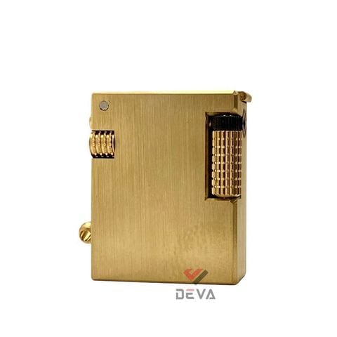 Bật lửa xăng đá thủ công đồng nguyên khối có móc khoá TC03