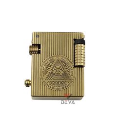 Bật lửa xăng đá thủ công đồng nguyên khối có móc khoá TC03