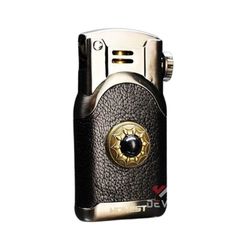 Bật lửa xăng đá Honest bọc da đính đá BCZ 786