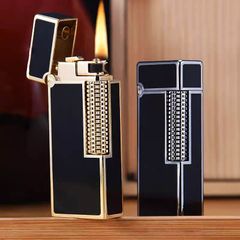 Bật lửa xăng đá chính hãng Zorro sơn mài đen dáng nhỏ Z728