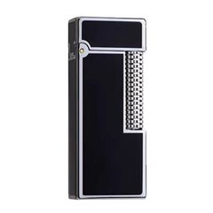 Bật lửa xăng đá chính hãng Zorro sơn mài đen dáng nhỏ Z728