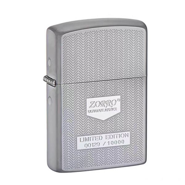 Bật lửa chính hãng Zorro khắc hoa văn 3D bản giới hạn Z92099