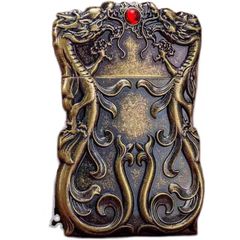 Bật lửa xăng độc lạ rồng nhả ngọc đỏ Zorro Z610