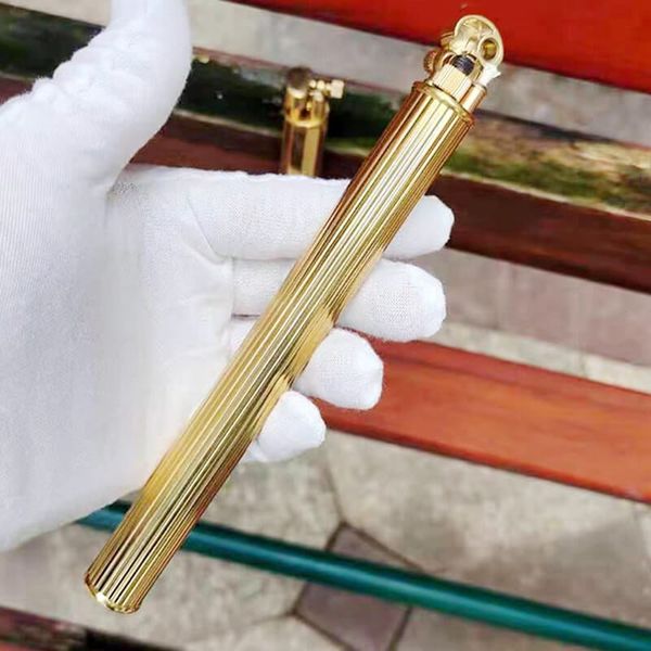 Bật lửa thủ công Đồng nguyên khối độc lạ cán dài TC31