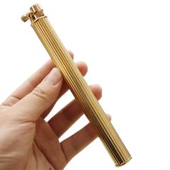 Bật lửa thủ công Đồng nguyên khối độc lạ cán dài TC31