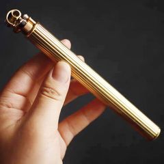 Bật lửa thủ công Đồng nguyên khối độc lạ cán dài TC31