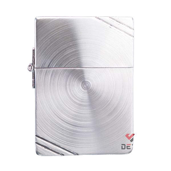 Zippo tái bản 1935 chặt góc hoa văn đường tròn đồng tâm ZN310