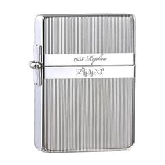 Zippo Tái Bản 1935 Bản Lề Ngoài Vân Nhỏ Kẻ Dọc ZN197