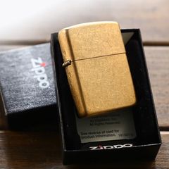 Zippo Armor Đồng Bụi Tumbled Brass Z127