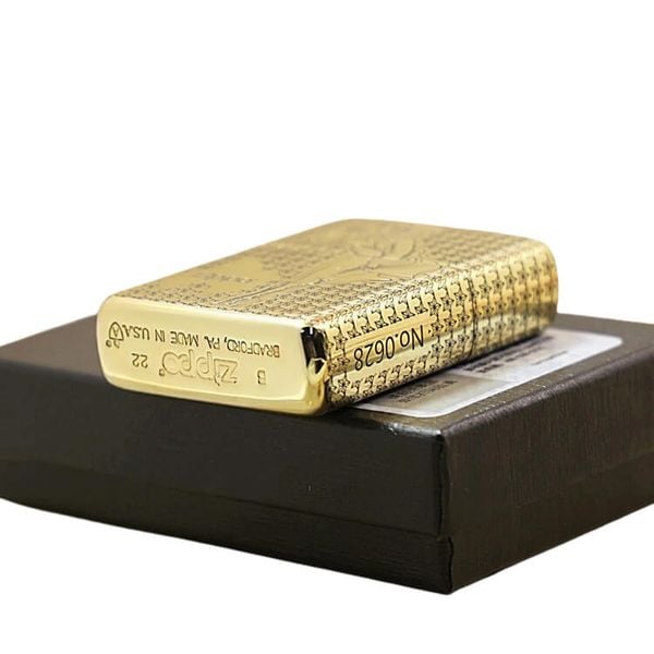 Zippo Armor Khắc Hình Cố Gái Windy Windproof ZN19