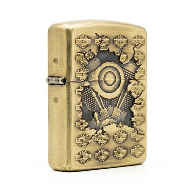 Zippo Armor khắc Harley Davidson ZD34